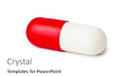  Presentation with medical - Amazing presentation design having macro-of-medical-pill-isolated backdrop and a white colored foreground
