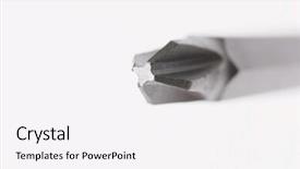  Presentation with head - Presentation design featuring macro-of-phillips-head-screwdriver background and a white colored foreground