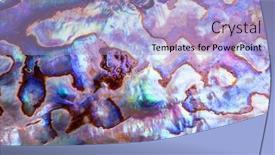  Presentation with abalone - Beautiful slides featuring macro-of-polished-paua-abalone backdrop and a light blue colored foreground