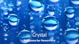  Presentation with water droplets - Presentation enhanced with macro of water droplets selective background and a teal colored foreground