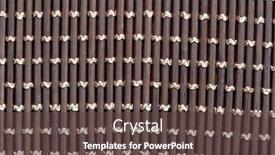  Presentation with strings - Slides with macro-photo-of-rattan-texture background and a tawny brown colored foreground