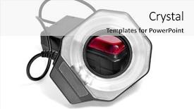  Presentation with flash - Audience pleasing theme consisting of macro ring light flash isolated backdrop and a white colored foreground