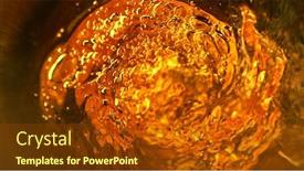  Presentation with rum - Slide deck enhanced with macro-shot-from-inside background and a tawny brown colored foreground