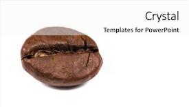  Presentation with coffee - PPT layouts consisting of macro-shot-of-a-coffee background and a white colored foreground