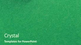  Presentation with fibers - Amazing presentation design having macro shot of green construction backdrop and a ocean colored foreground