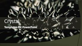  Presentation with magnetic - Slide deck with macro-shot-of-magnetic-liquid background and a dark gray colored foreground