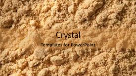  Presentation with ginger powder - Colorful PPT layouts enhanced with macro shot on ground ginger backdrop and a gold colored foreground