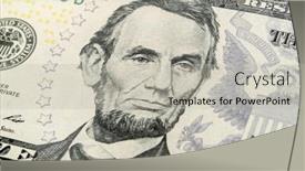  Presentation with abraham lincoln - PPT theme with macro-view-of-abraham-lincoln background and a light gray colored foreground
