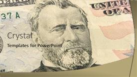  Presentation with us president - Cool new slides with macro-view-of-president backdrop and a soft green colored foreground