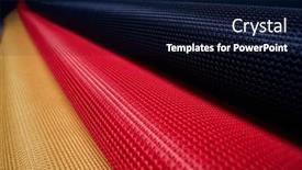  Presentation with weaving - Slides enhanced with macro-view-of-the-weaving background and a  colored foreground