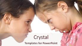  Presentation with german shepherd two young puppys - Beautiful presentation featuring mad kids - two young girls in argument backdrop and a lemonade colored foreground