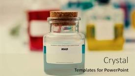  Presentation with hormones - PPT theme consisting of mad-pheromones-hormones-and-neurostimulants background and a soft green colored foreground