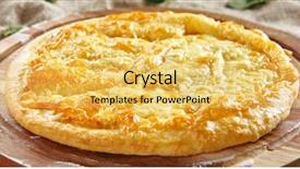  Presentation with burnt - Colorful presentation design enhanced with made from a delicious tender backdrop and a yellow colored foreground