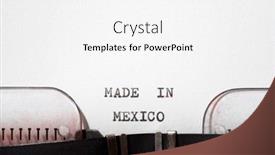 Presentation with mexico - Amazing slide set having made-in-mexico-phrase-written backdrop and a white colored foreground
