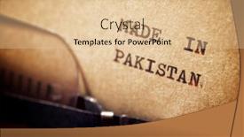  Presentation with pakistan - Presentation theme consisting of made-in-pakistan-phrase-written background and a lemonade colored foreground