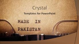  Presentation with pakistan - Presentation with made-in-pakistan-phrase-written background and a coral colored foreground