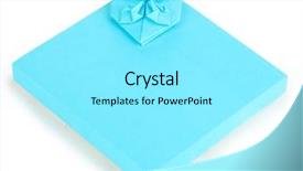  Presentation with music note blue - Theme with made list - blue sticky notes isolated background and a arctic colored foreground