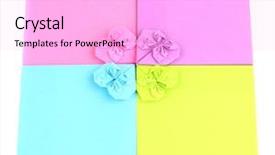  Presentation with sticky notes - Colorful presentation design enhanced with made list - colorful sticky notes isolated backdrop and a lavender colored foreground