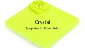  Presentation with earth science green and white - Cool new slides with made list - green sticky notes isolated backdrop and a light gray colored foreground