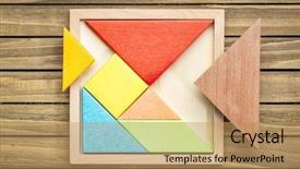  Presentation with chinese traditional - Cool new PPT theme with made of different wood part backdrop and a coral colored foreground