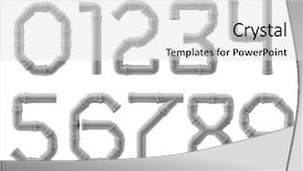  Presentation with pvc - Slide deck consisting of made of pvc piping elements background and a white colored foreground