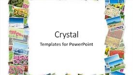  Presentation with nature countrysice - Cool new slide deck with made of various nature photo backdrop and a white colored foreground