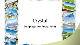  Presentation with frame of fruits - Theme consisting of made of various nature photo background and a white colored foreground