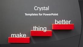  Presentation with better days - Presentation theme enhanced with made things better red block background and a  colored foreground