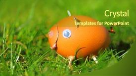  Presentation with fun work - Beautiful slides featuring made work from famous folk backdrop and a tawny brown colored foreground