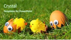  Presentation with fun work - Slide set consisting of made work from famous folk background and a tawny brown colored foreground