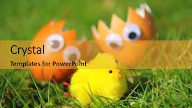  Presentation with fun work - Beautiful slide deck featuring made work from famous folk backdrop and a gold colored foreground