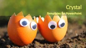  Presentation with fun work - Colorful slide set enhanced with made work from famous folk backdrop and a tawny brown colored foreground