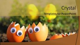  Presentation with fun work - Amazing PPT layouts having made work from famous folk backdrop and a yellow colored foreground