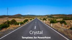  Presentation with atlantic - Slide deck with madeira island in the atlantic ocean beautiful asphalt highway crosses the island concept of exotic and ecological tourism background and a dark gray colored foreground