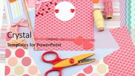  Presentation with scrapbooking - PPT theme consisting of gingival health - fat man with a toothache background and a light gray colored foreground.