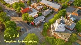  Presentation with usa - Slides consisting of madison-georgia-usa-overlooking background and a tawny brown colored foreground