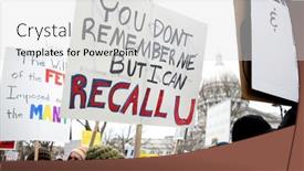  Presentation with wisconsin - Slide set featuring madison-wi-feb-19-signs background and a light gray colored foreground