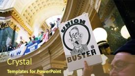  Presentation with wisconsin - Presentation having madison-wi-feb-21-thousands background and a tawny brown colored foreground