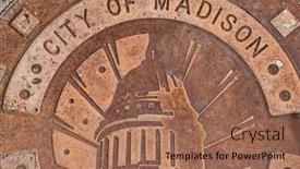  Presentation with wisconsin - Presentation theme consisting of madison-wisconsin-july-03-2022 background and a coral colored foreground