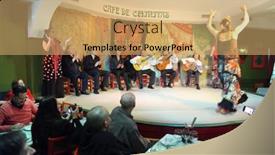  Presentation with resorts - Cool new presentation with relaxation relax chill out peace resting serenity concept backdrop and a dark gray colored foreground