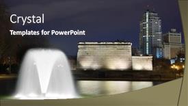  Presentation with gdp - Cool new slides with madrid-march-7-fountain backdrop and a  colored foreground