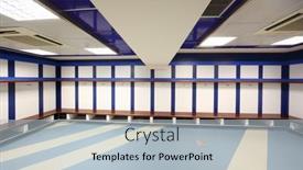  Presentation with real madrid football - PPT layouts consisting of madrid-march-8-cloakroom background and a light blue colored foreground