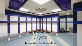  Presentation with real madrid football - Amazing slide deck having madrid-march-8-empty-locker backdrop and a light blue colored foreground