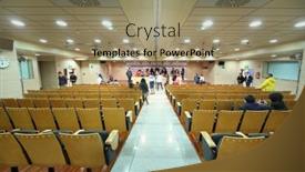  Presentation with president - Audience pleasing slides consisting of shopping bags and showing number backdrop and a sky blue colored foreground