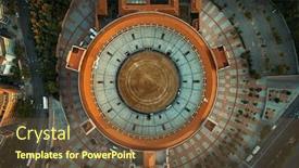  Presentation with historical buildings - Amazing PPT theme having madrid-plaza-de-toros-de backdrop and a tawny brown colored foreground