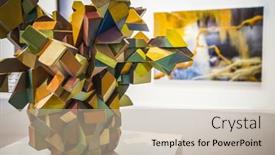  Presentation with contemporary art - Audience pleasing PPT theme consisting of madrid-spain-25-february-2015 backdrop and a mint green colored foreground