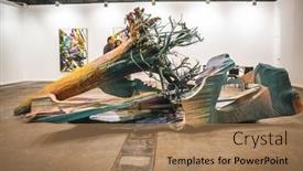  Presentation with contemporary art - 