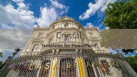  Presentation with latin america - Amazing slide set having madrid-spain-july-21-2018 backdrop and a coral colored foreground