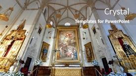  Presentation with 2018 - Presentation theme with madrid-spain-may-13-2018 background and a gray colored foreground