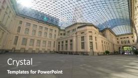  Presentation with gallery - Beautiful PPT layouts featuring madrid-spain-may-15-2018 backdrop and a gray colored foreground